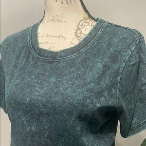 Zenana Outfitters Dark Teal Short Sleeve Tee